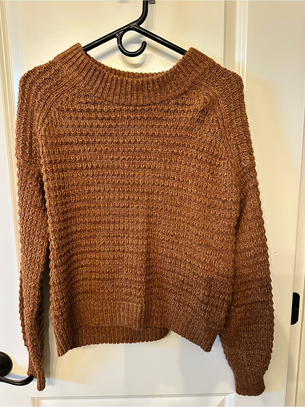 Universal Thread Chunky Crewneck Sweater in Cognac